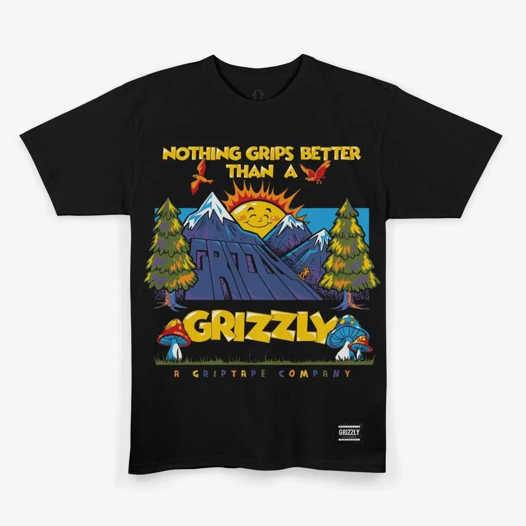 Remera Grizzly Sunshine Negra