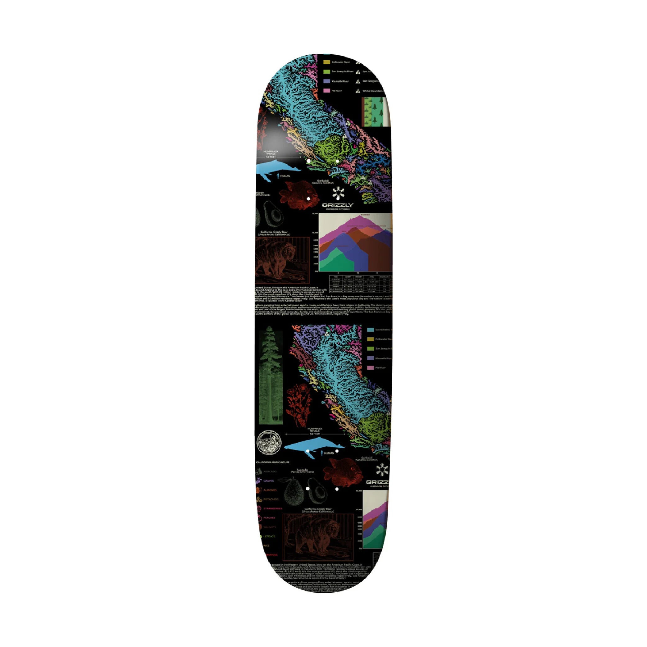 Tabla Skate Grizzly Night Vision 8.125